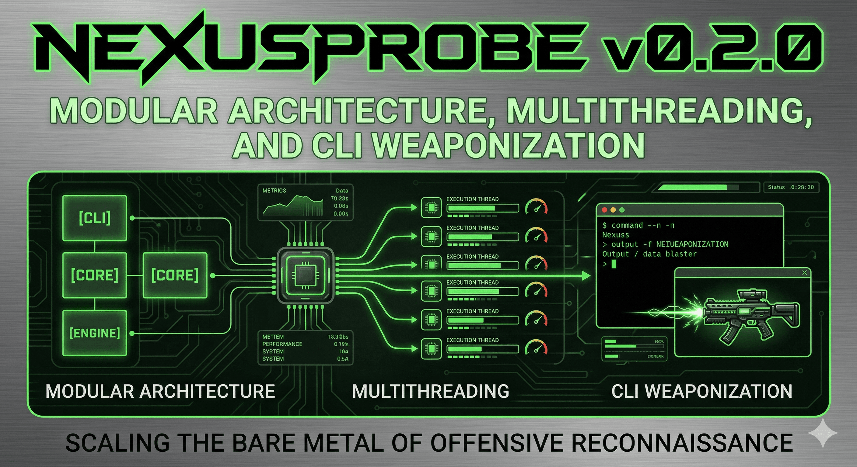 NexusProbe v0.2.0: Weaponizing Python with Multithreading & CLI Arguments